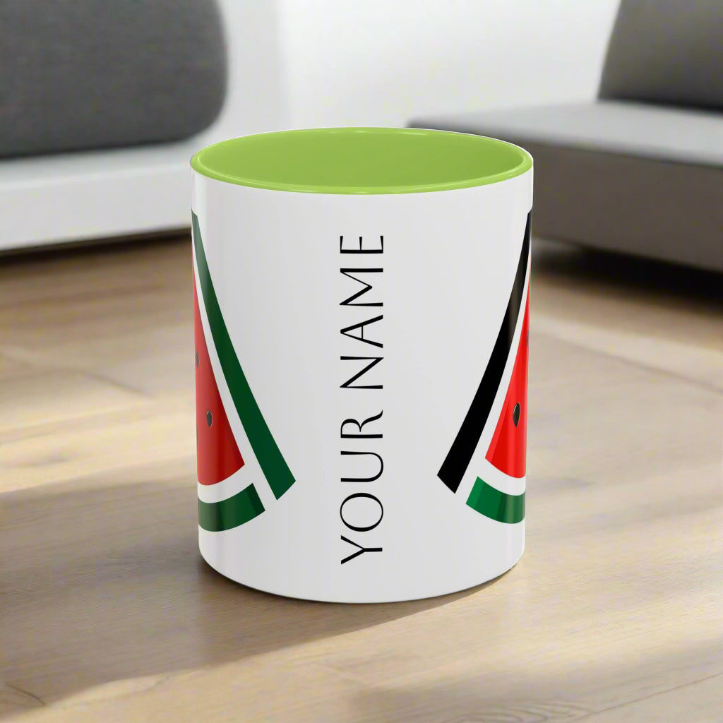Customized WATERMELON PRO PALESTINE CUP MUG APPAREL