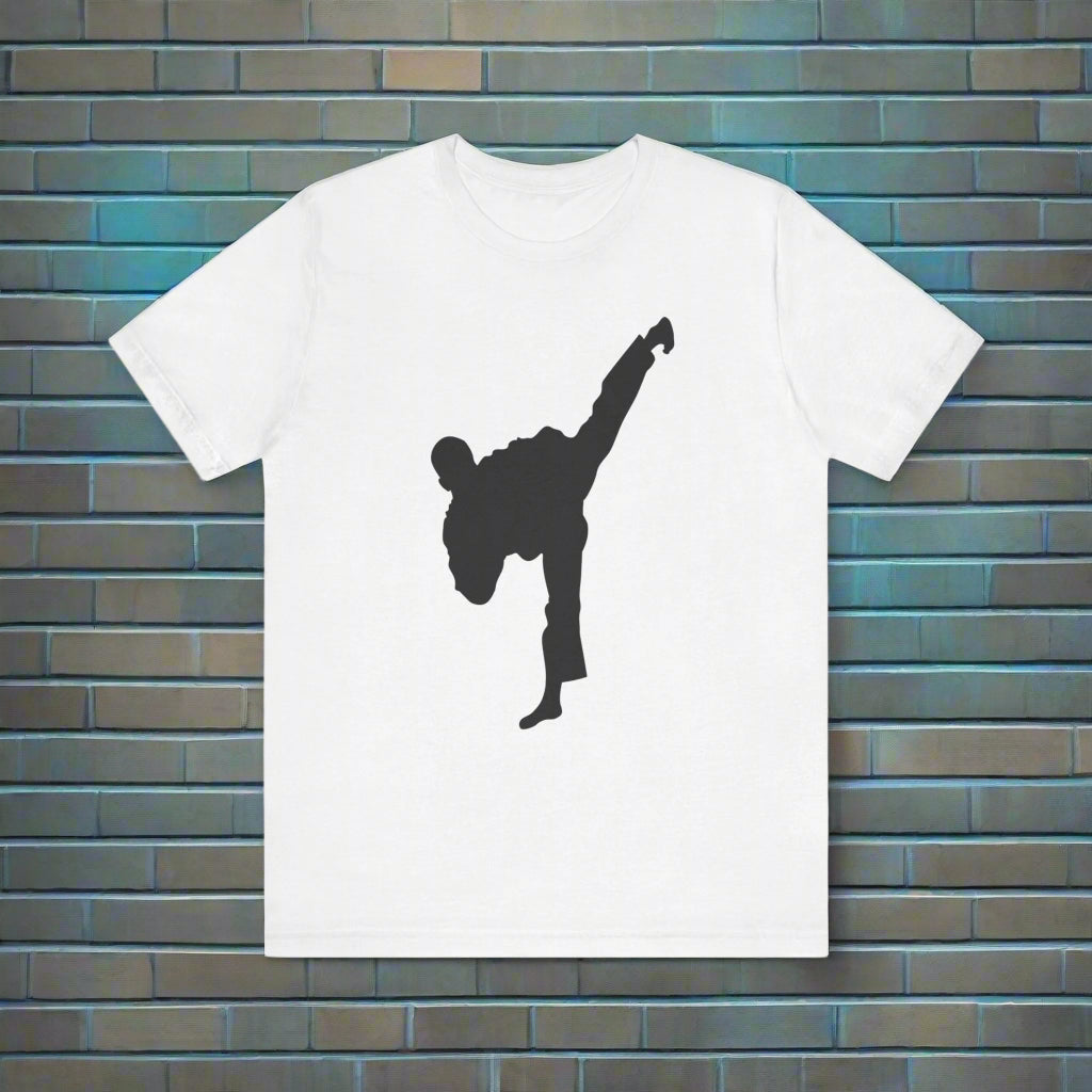 White Unisex Casual Comfort Sports KICKBOXER Tshirt Apparel