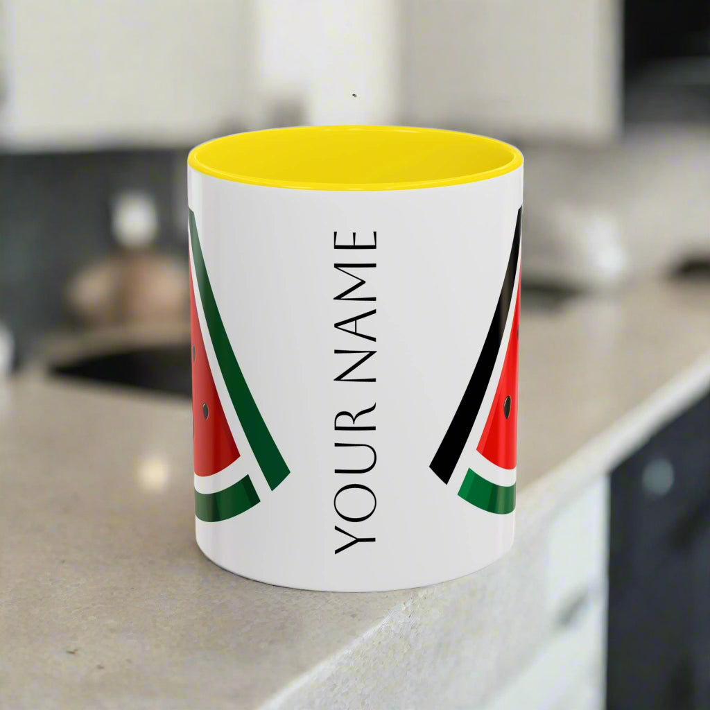 Customized WATERMELON PRO PALESTINE CUP MUG APPAREL