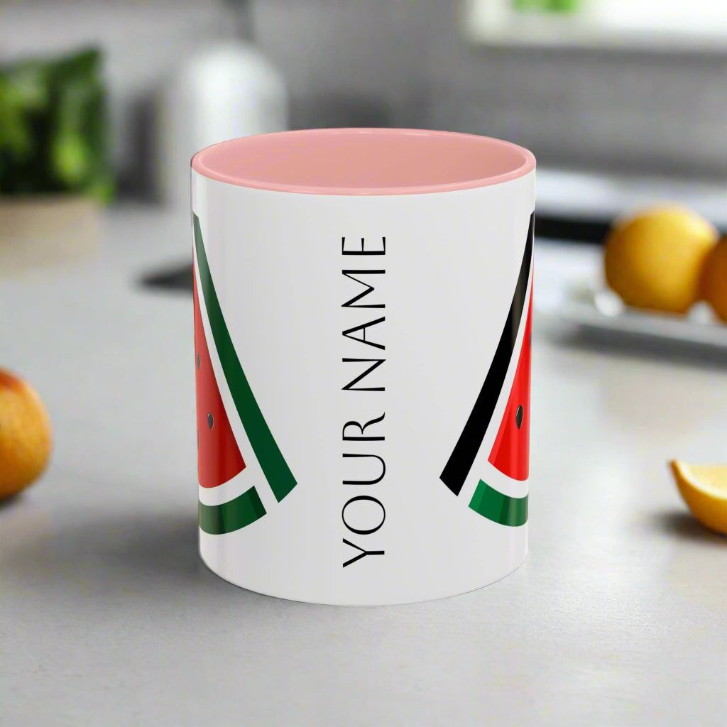 Customized WATERMELON PRO PALESTINE CUP MUG APPAREL