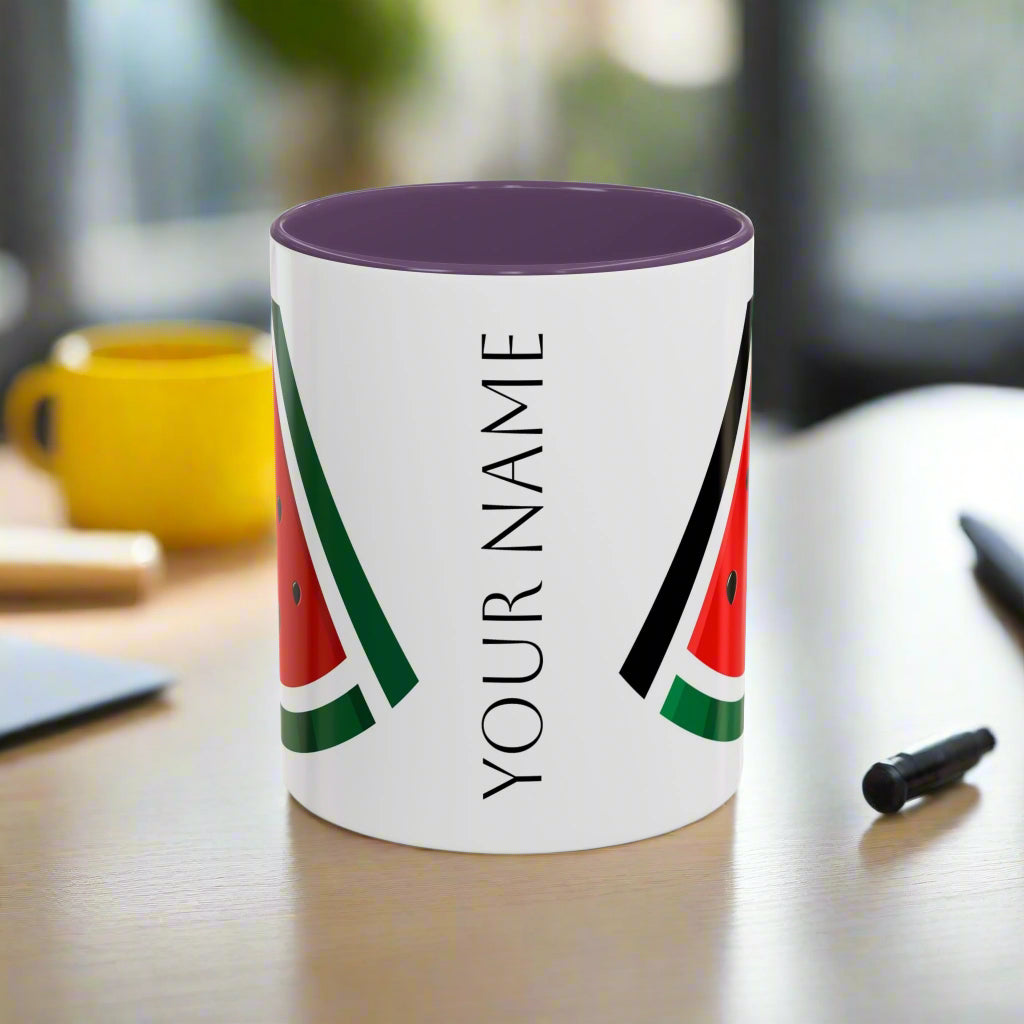 Customized WATERMELON PRO PALESTINE CUP MUG APPAREL