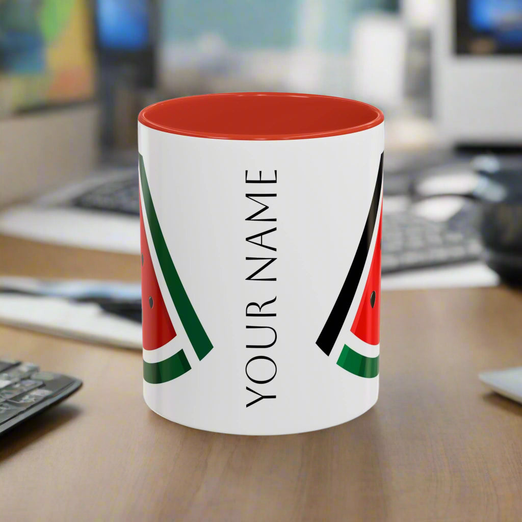Customized WATERMELON PRO PALESTINE CUP MUG APPAREL