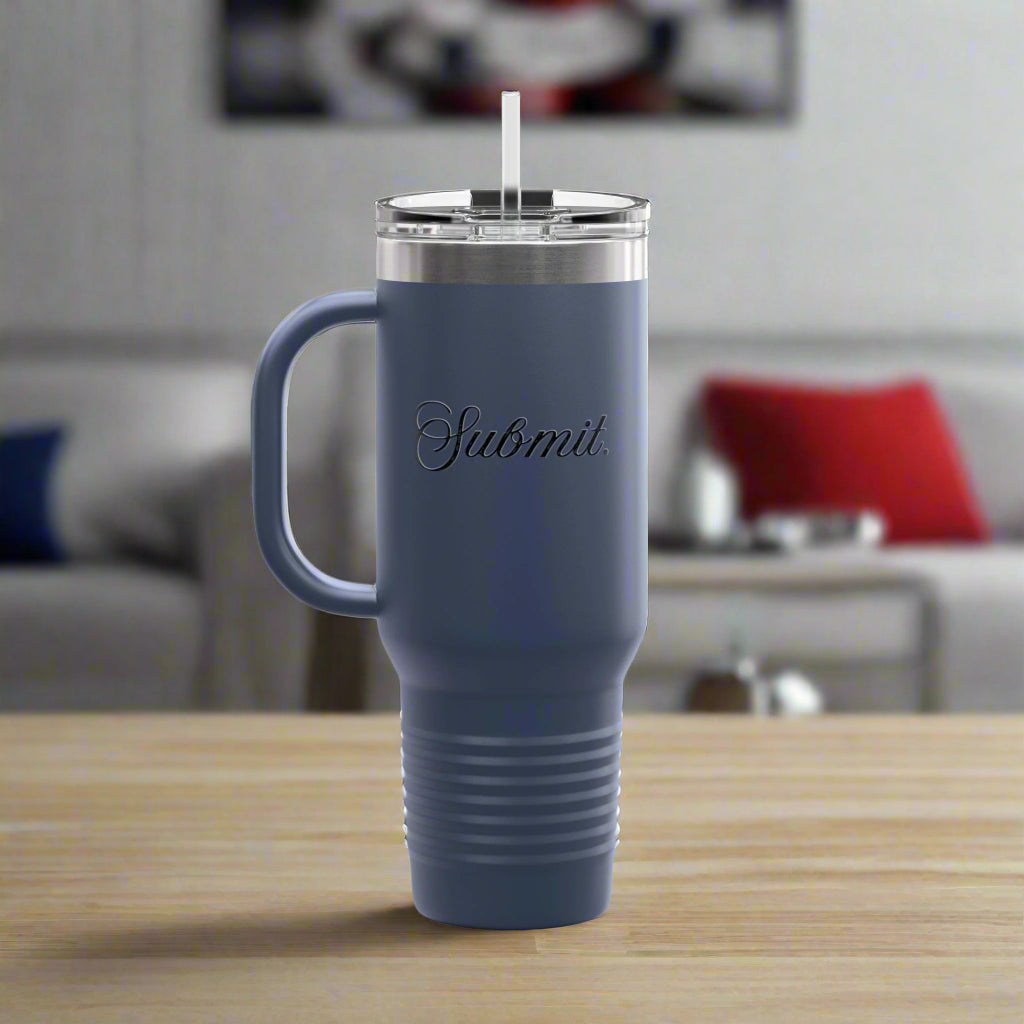 stanley cup mug muslim apparel dark blue