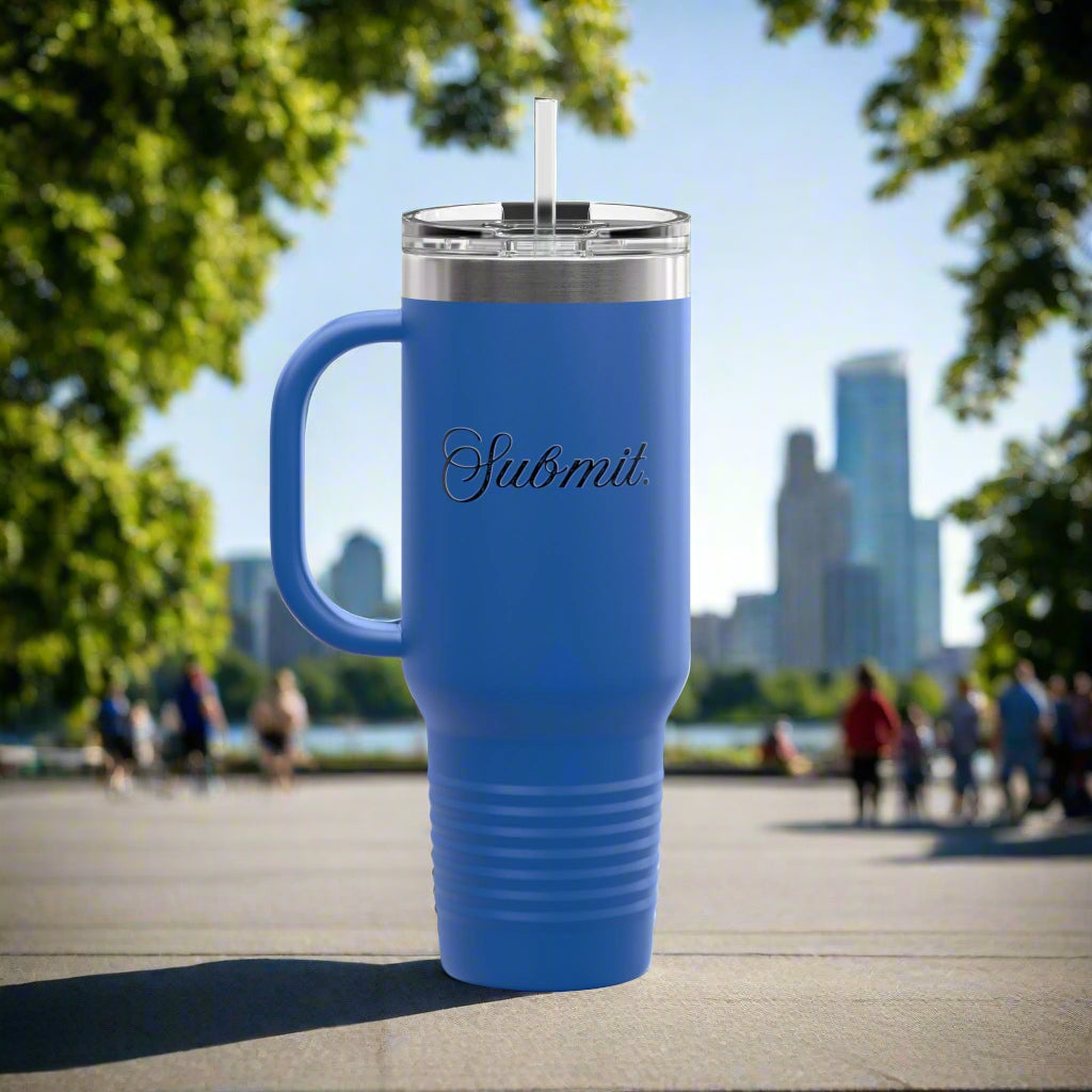 stanley cup submit muslim thermos BLUE