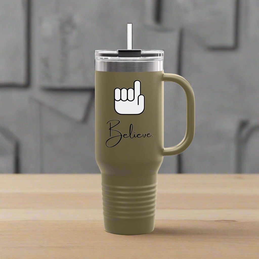 stanley travel cup mug green