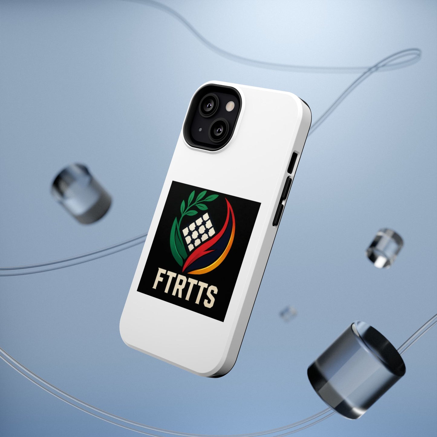 Vibrant Impact-Resistant iPhone Case for Active Lifestyles, Durable Phone Cover, Trendy Accessories, Gift for Tech Lovers, FTRTTS Design