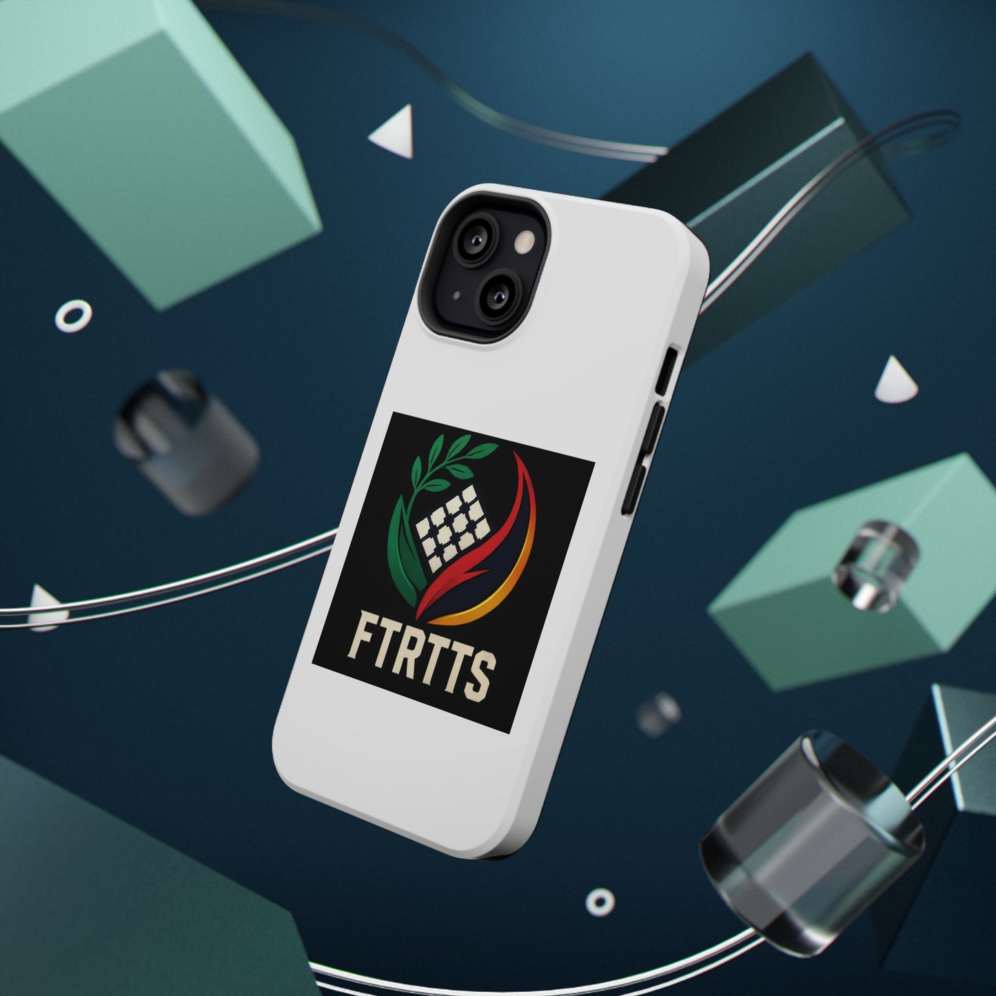 Vibrant Impact-Resistant iPhone Case for Active Lifestyles, Durable Phone Cover, Trendy Accessories, Gift for Tech Lovers, FTRTTS Design