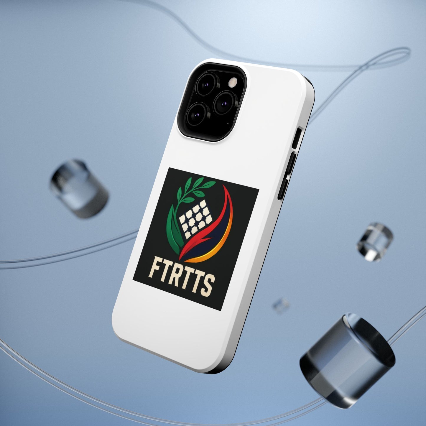 Vibrant Impact-Resistant iPhone Case for Active Lifestyles, Durable Phone Cover, Trendy Accessories, Gift for Tech Lovers, FTRTTS Design