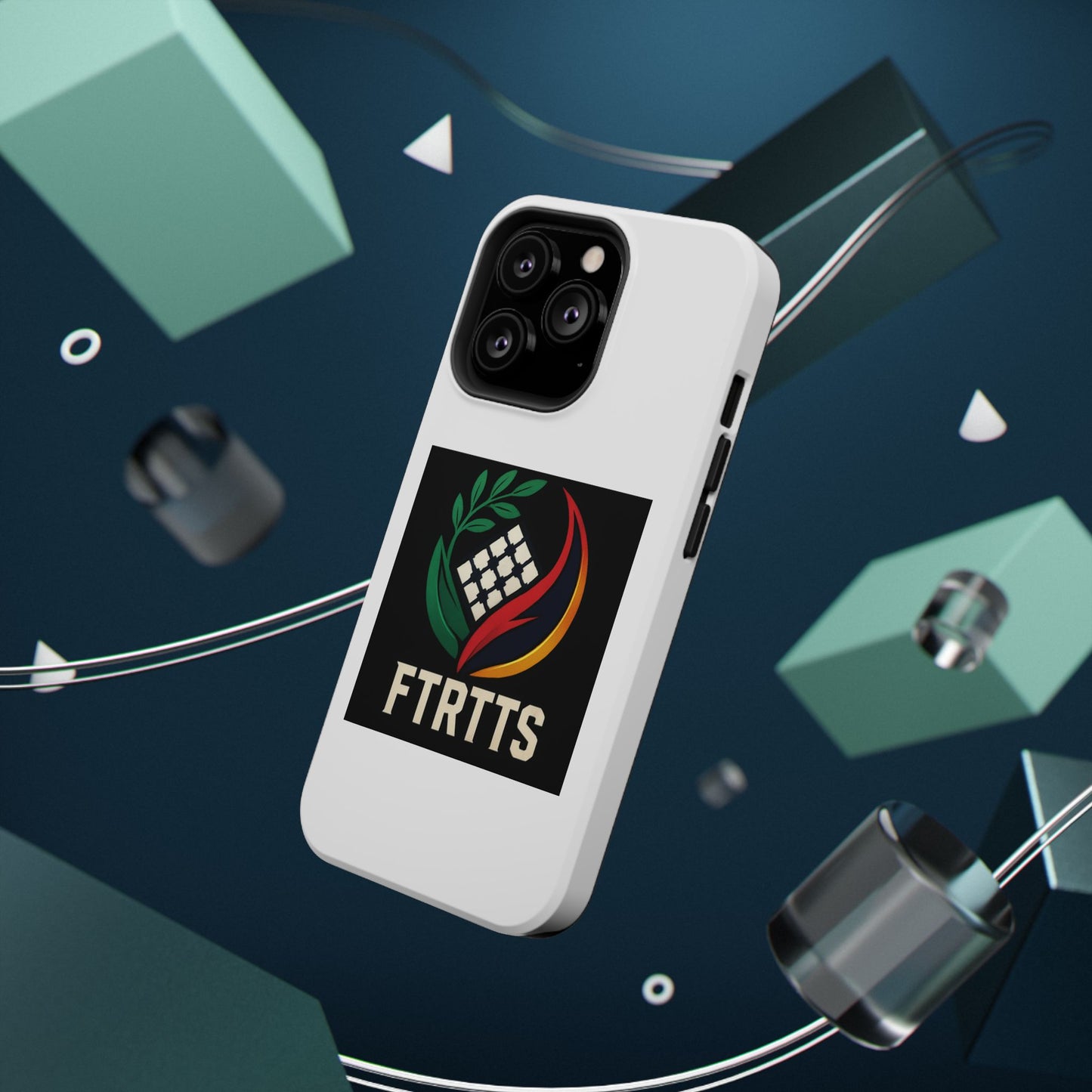 Vibrant Impact-Resistant iPhone Case for Active Lifestyles, Durable Phone Cover, Trendy Accessories, Gift for Tech Lovers, FTRTTS Design