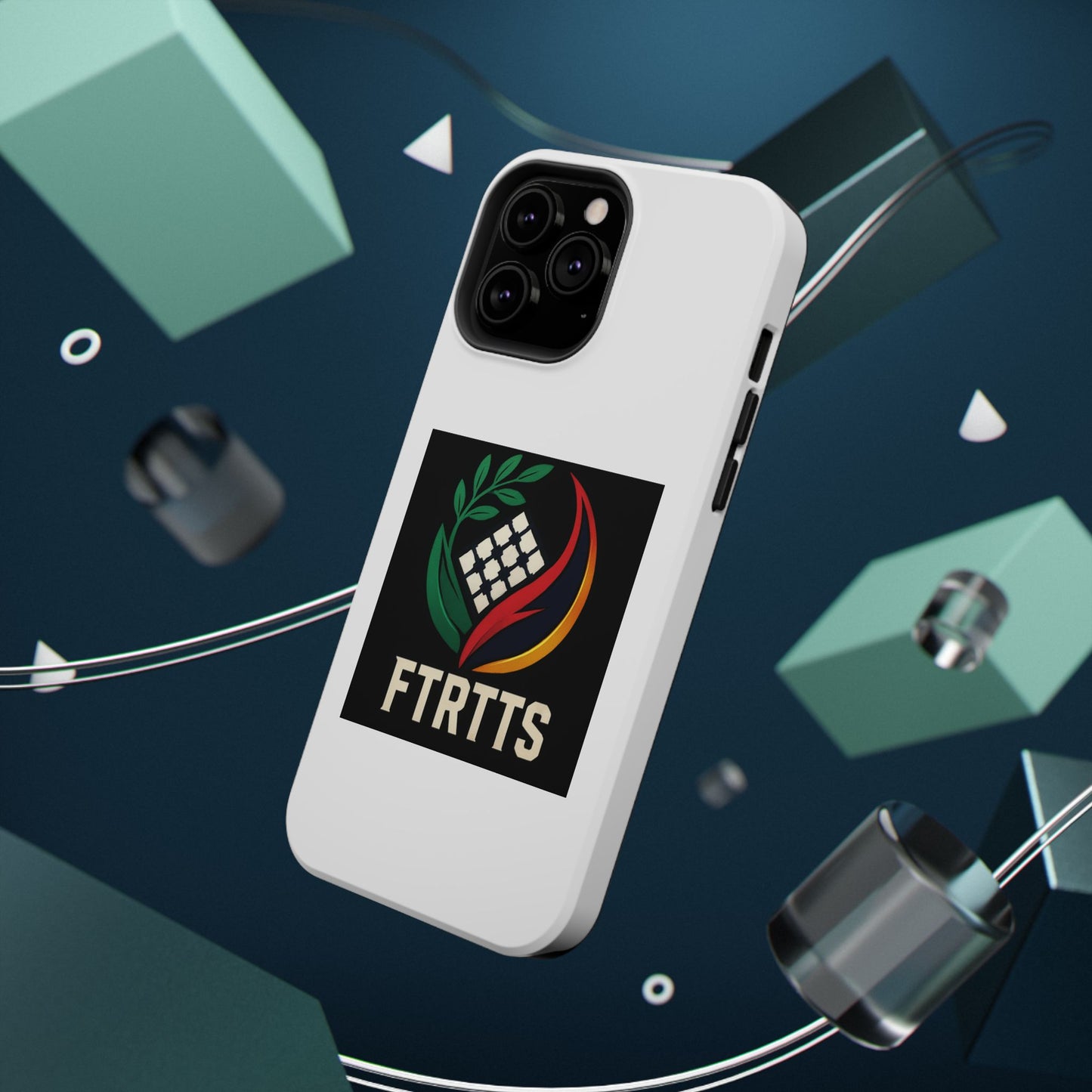 Vibrant Impact-Resistant iPhone Case for Active Lifestyles, Durable Phone Cover, Trendy Accessories, Gift for Tech Lovers, FTRTTS Design