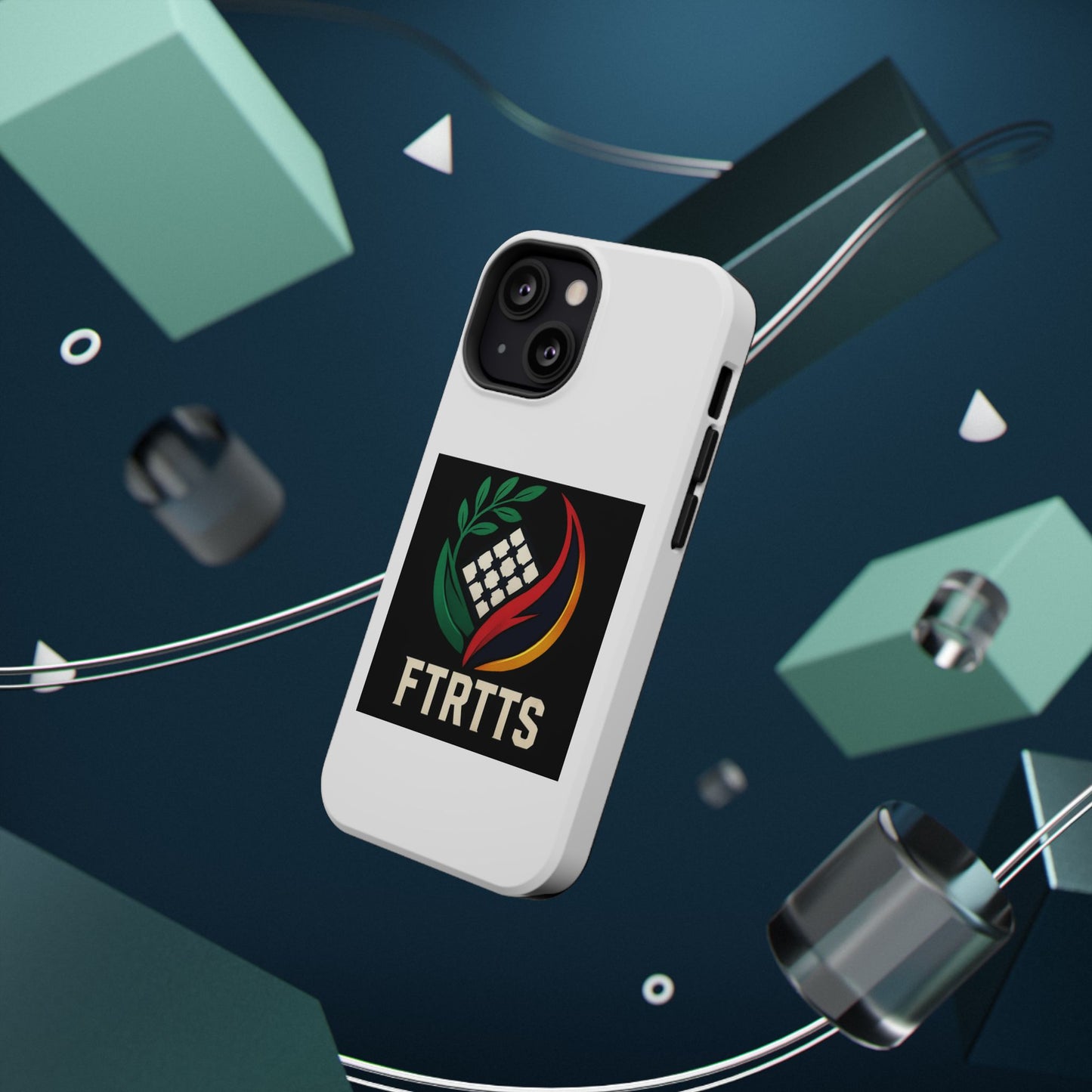 Vibrant Impact-Resistant iPhone Case for Active Lifestyles, Durable Phone Cover, Trendy Accessories, Gift for Tech Lovers, FTRTTS Design