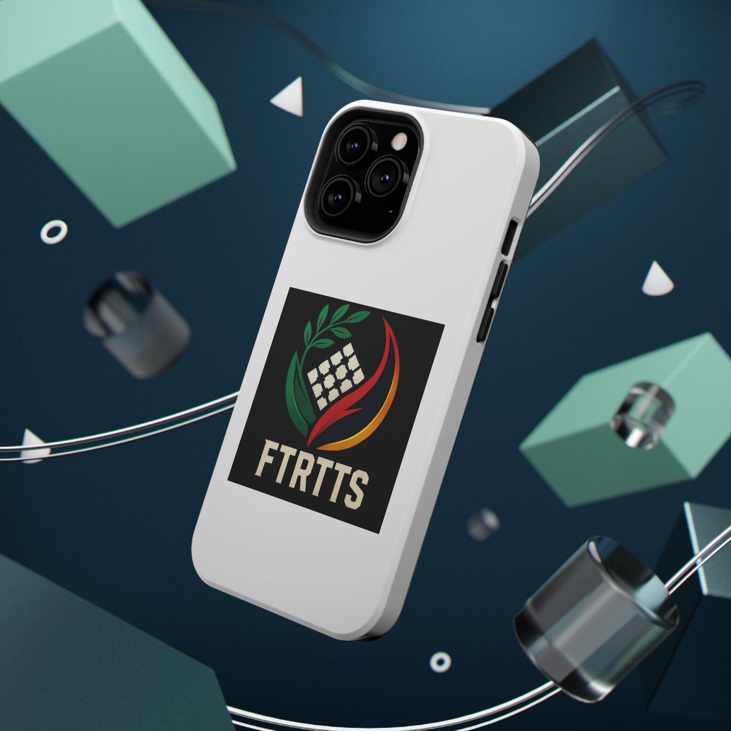 Vibrant Impact-Resistant iPhone Case for Active Lifestyles, Durable Phone Cover, Trendy Accessories, Gift for Tech Lovers, FTRTTS Design