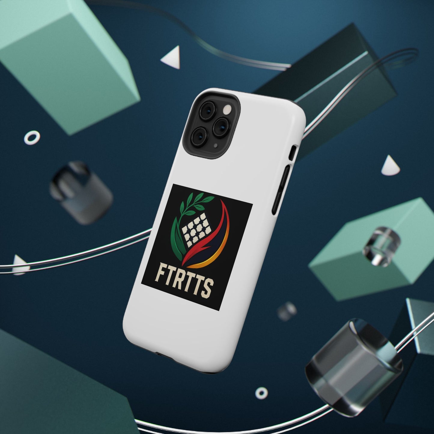 Vibrant Impact-Resistant iPhone Case for Active Lifestyles, Durable Phone Cover, Trendy Accessories, Gift for Tech Lovers, FTRTTS Design