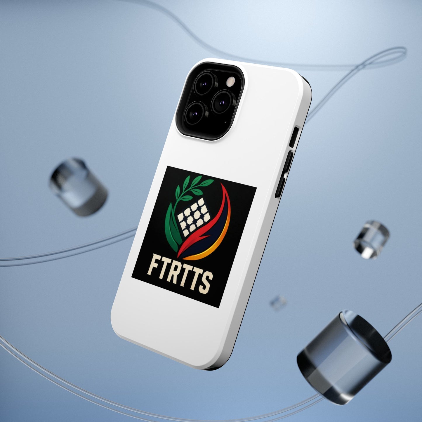 Vibrant Impact-Resistant iPhone Case for Active Lifestyles, Durable Phone Cover, Trendy Accessories, Gift for Tech Lovers, FTRTTS Design