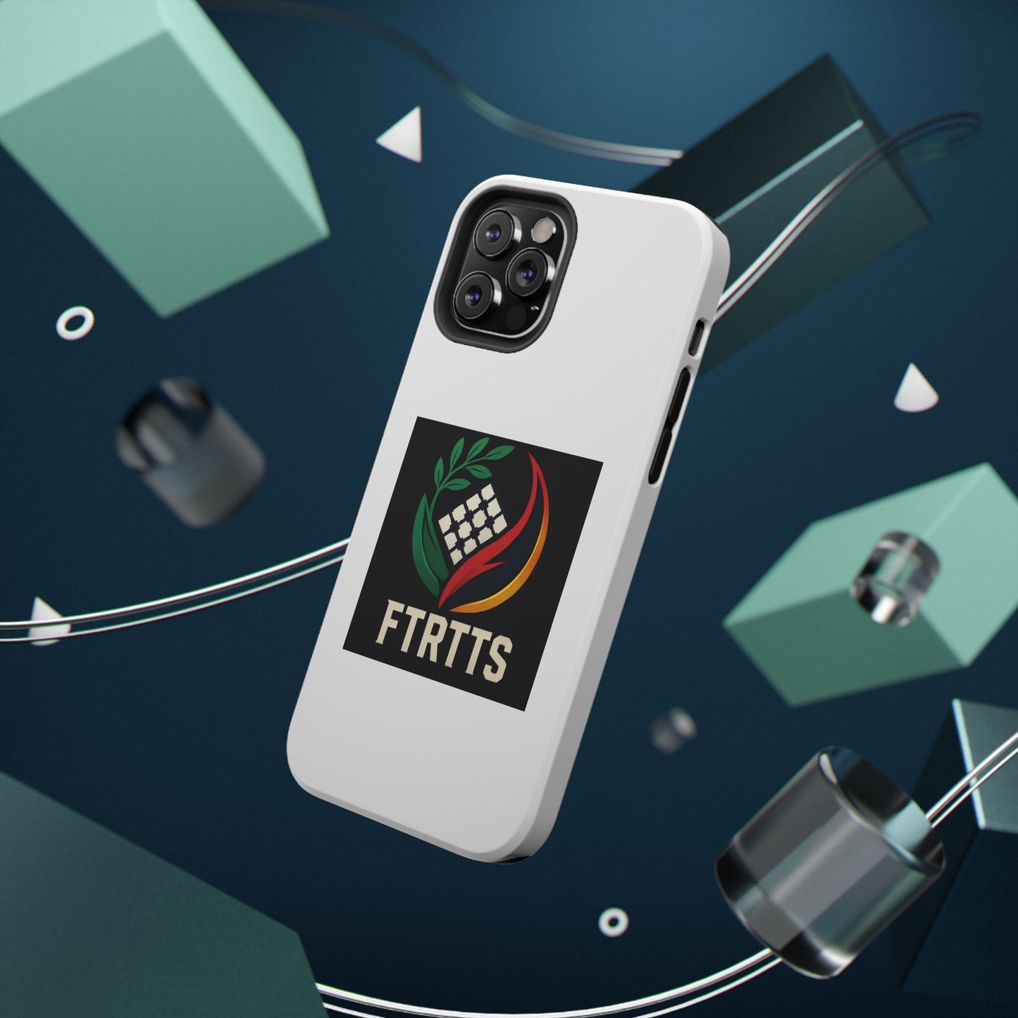 Vibrant Impact-Resistant iPhone Case for Active Lifestyles, Durable Phone Cover, Trendy Accessories, Gift for Tech Lovers, FTRTTS Design