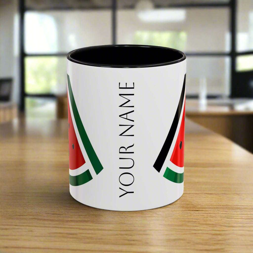 Customized WATERMELON PRO PALESTINE CUP MUG APPAREL 
