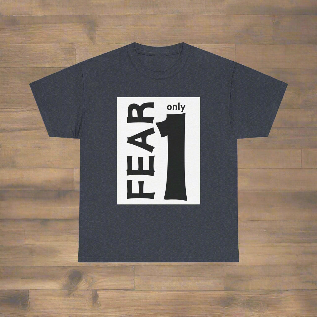 Blue Unisex Casual Comfort FEAR Muslim Tshirt Apparel